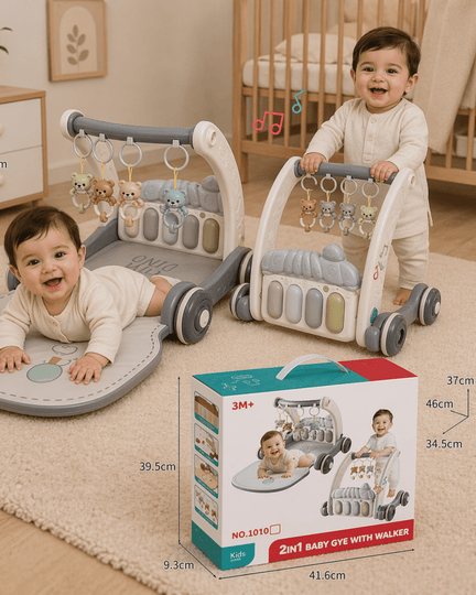 2-in-1 Baby Gym & Walker