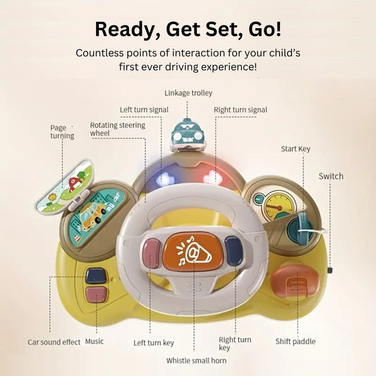 Interactive Baby Steering Wheel
