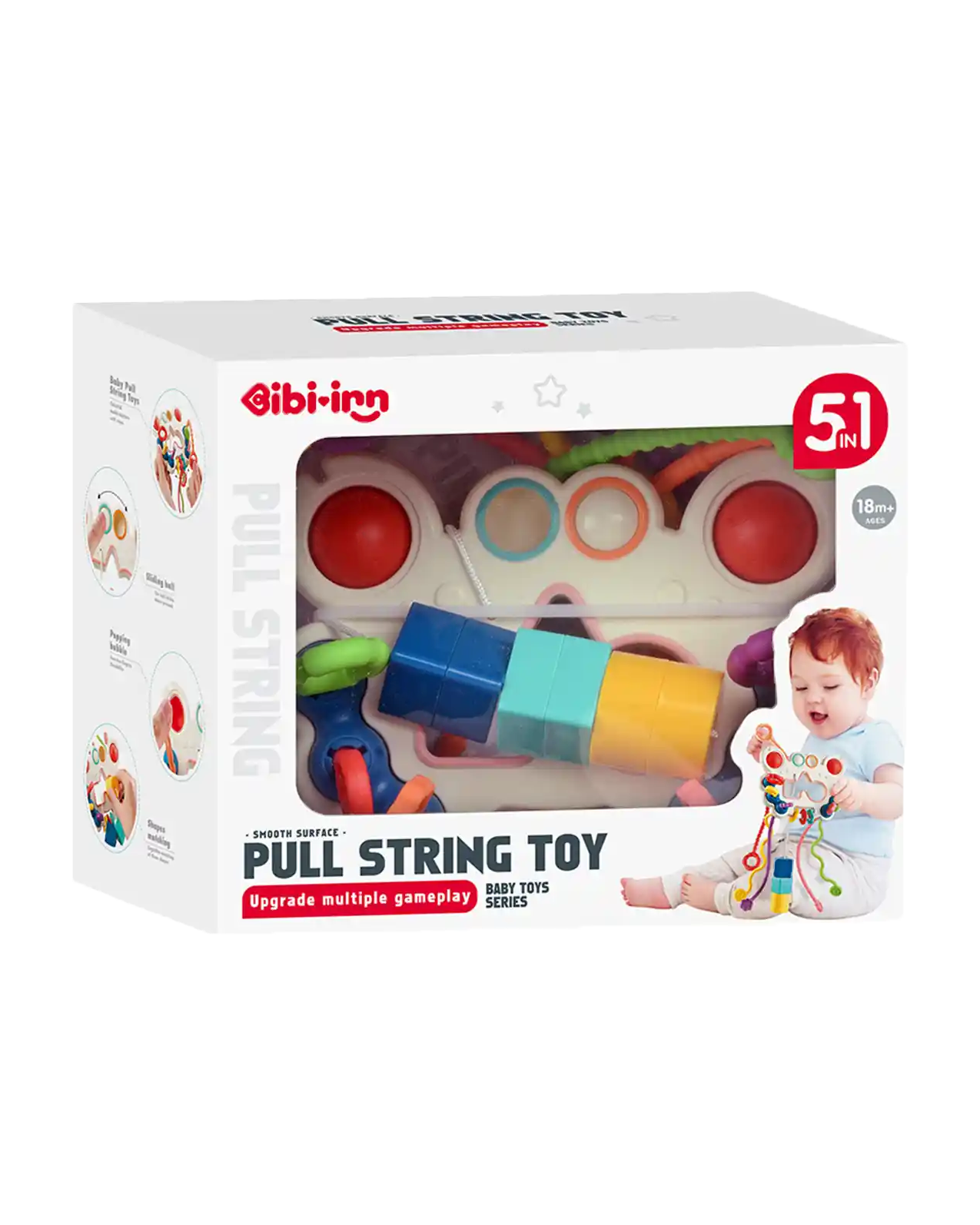 Multi-Sensory Pull String Toy