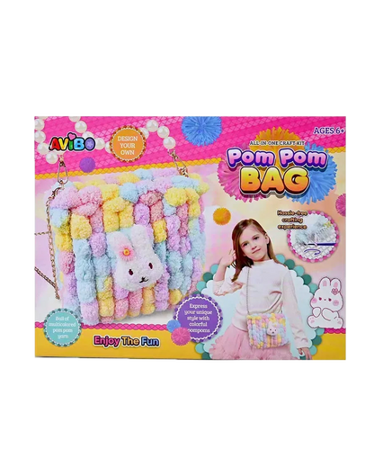 DIY Pom Pom Bag Kit - Little Fashion Designer Set