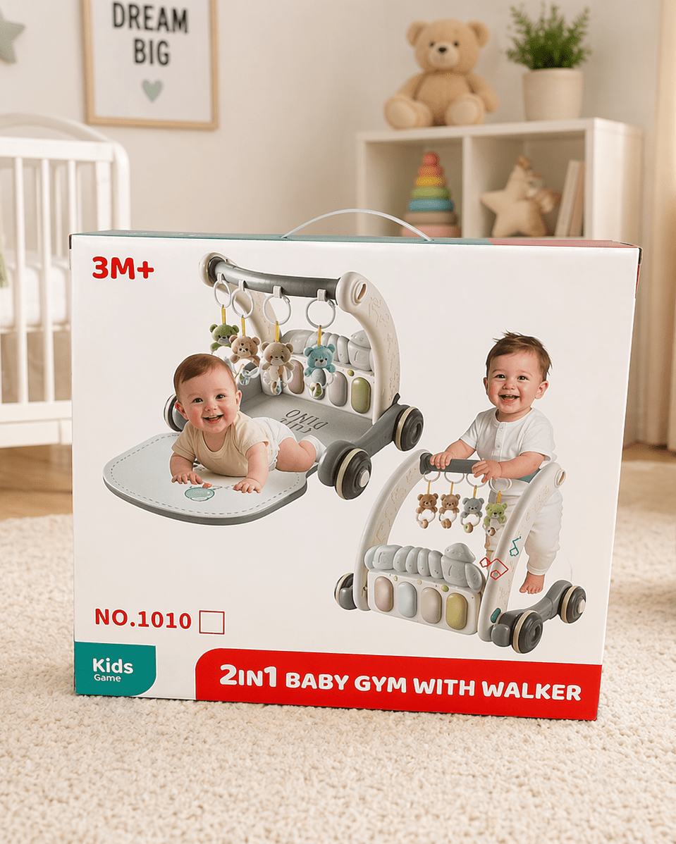 2-in-1 Baby Gym & Walker