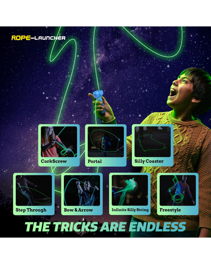 Interactive Glow Rope Launcher