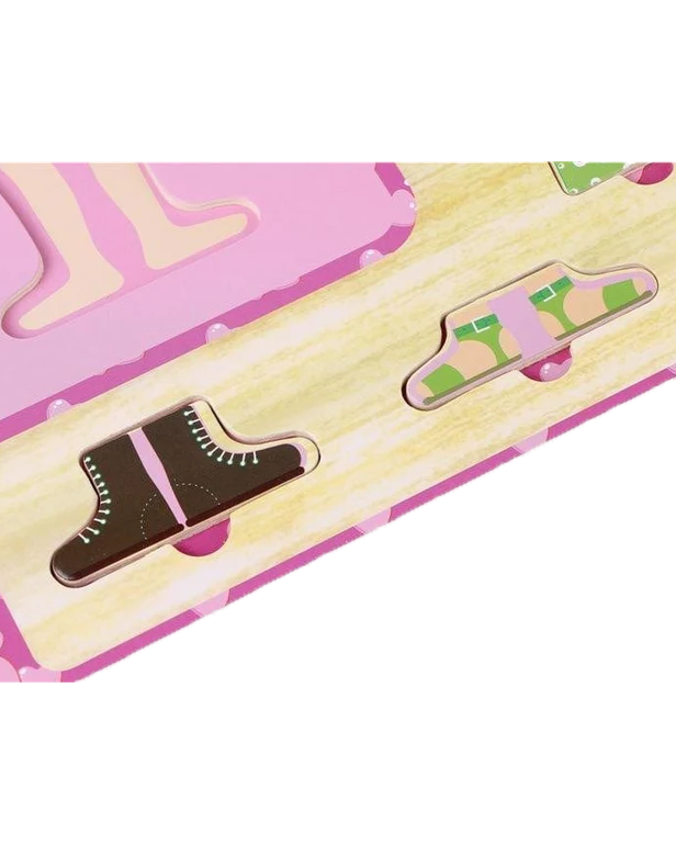 Wooden Change Clothes Puzzle