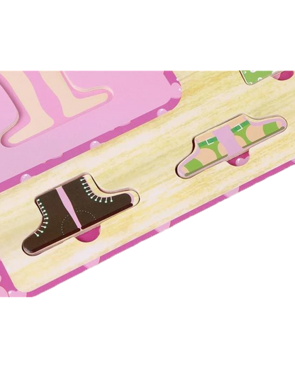 Wooden Change Clothes Puzzle