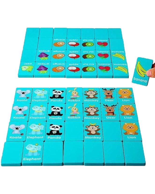 Wooden Matching Dominoes