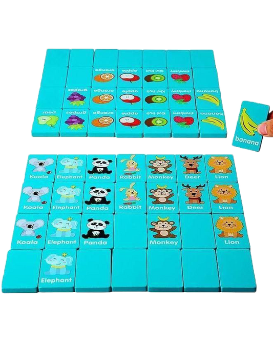 Wooden Matching Dominoes