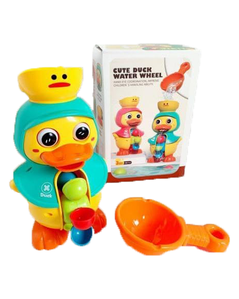 Cute Duck Water Wheel Bath Toy