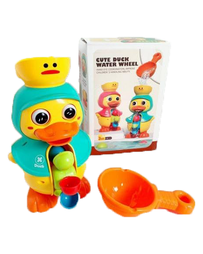 Cute Duck Water Wheel Bath Toy