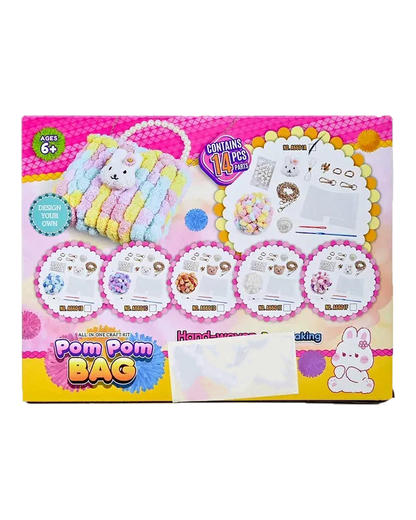 DIY Pom Pom Bag Kit - Little Fashion Designer Set