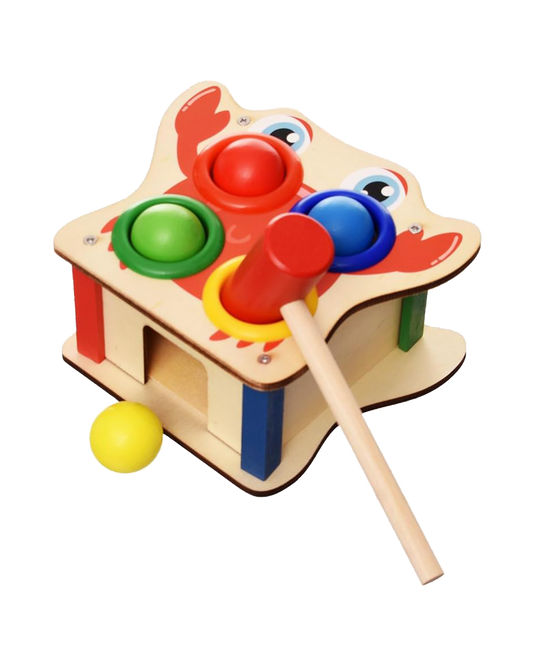 Wooden Crab Pounding Toy