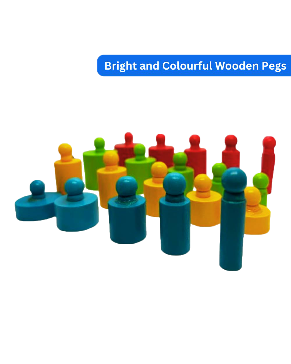 Wooden Knobbed Cylinder Puzzle