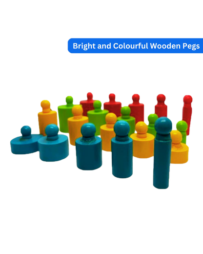 Wooden Knobbed Cylinder Puzzle