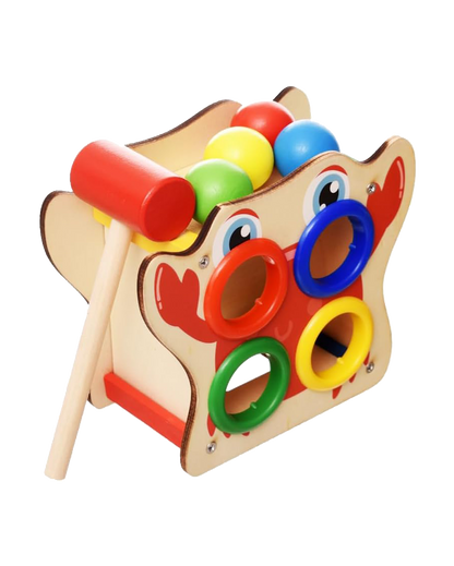 Wooden Crab Pounding Toy