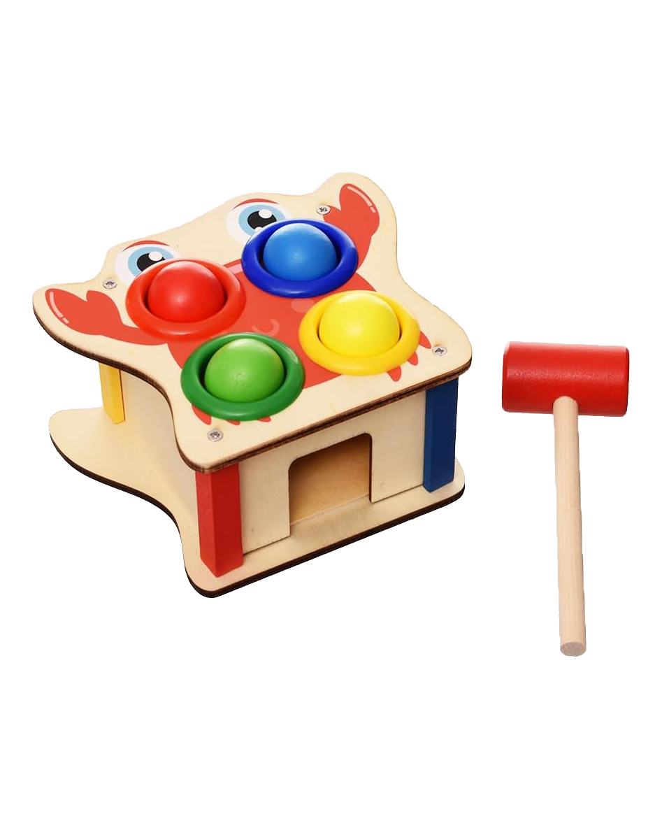 Wooden Crab Pounding Toy