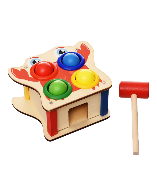 Wooden Crab Pounding Toy