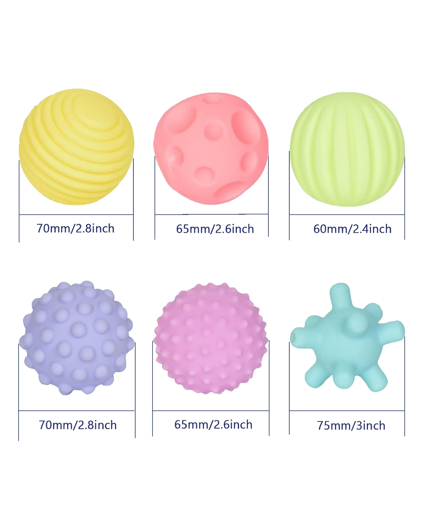Soft Silicone Sensory Balls