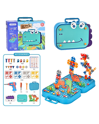 Self Spell Dinosaur Drill Box