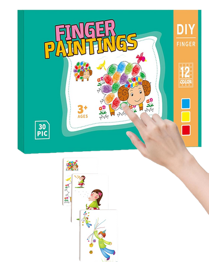 DIY Finger Painting Art Studio