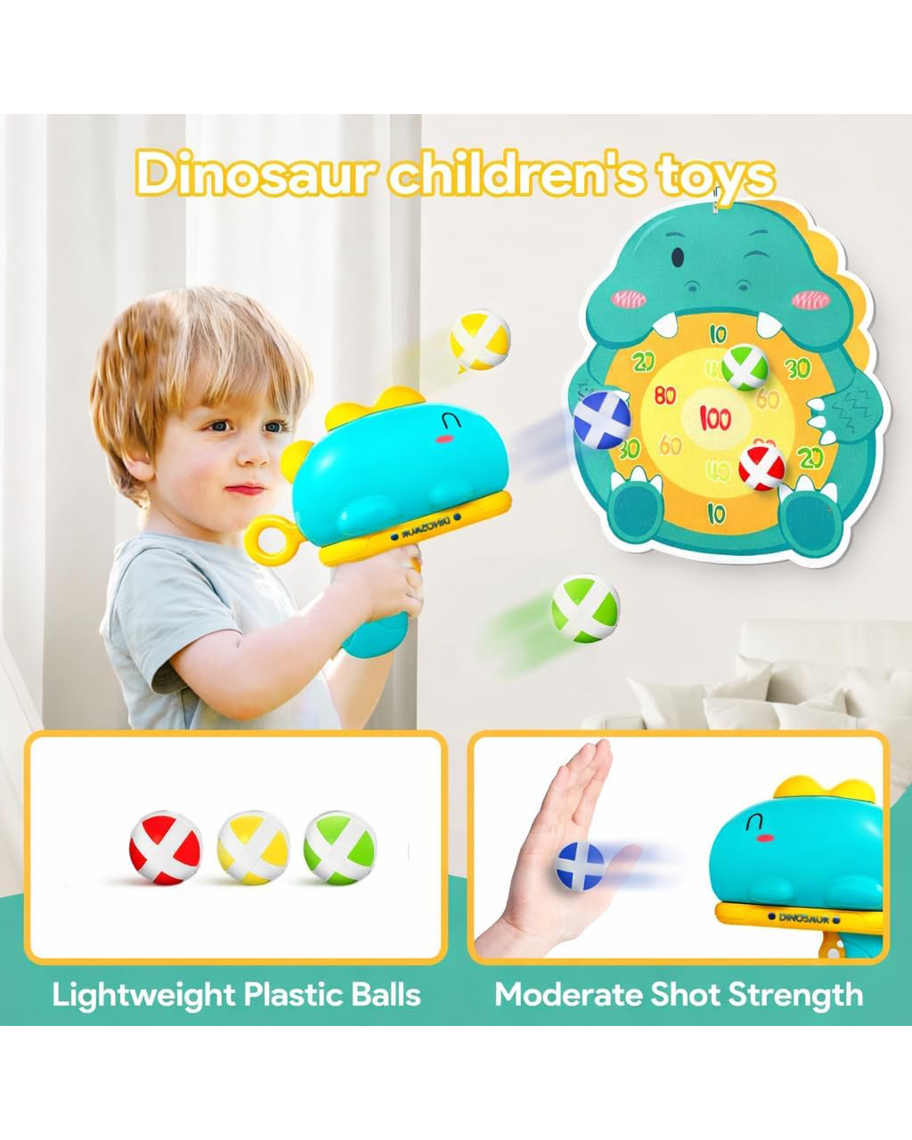 Dinosaur Target Shooting Game