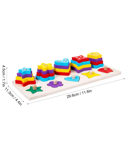 Wooden Multifunctional Shape Board