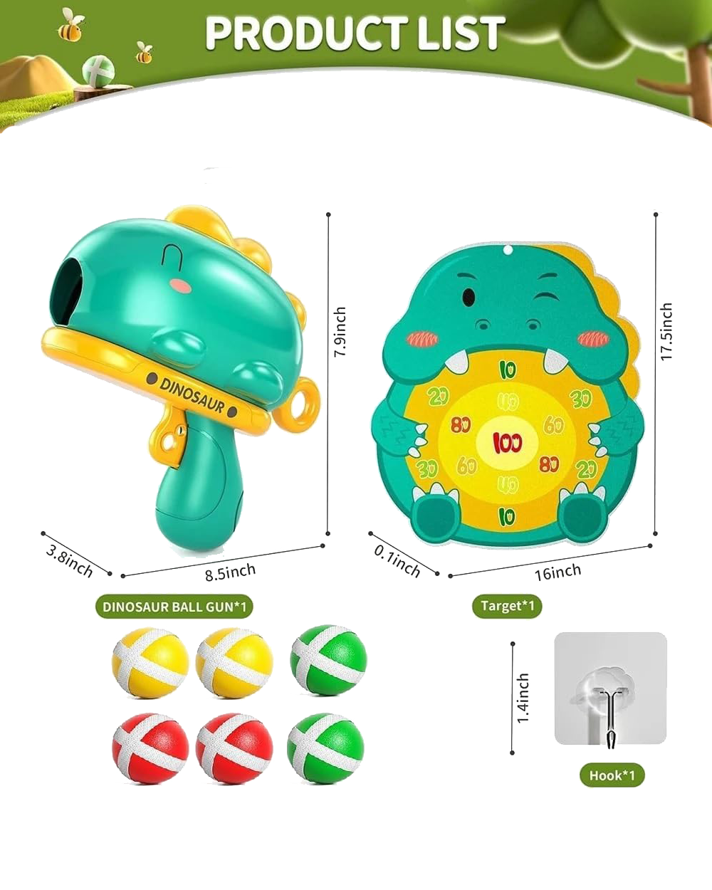 Dinosaur Target Shooting Game