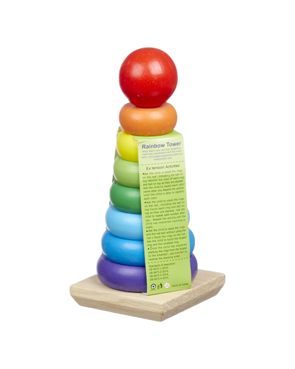 Wooden Rainbow Tower