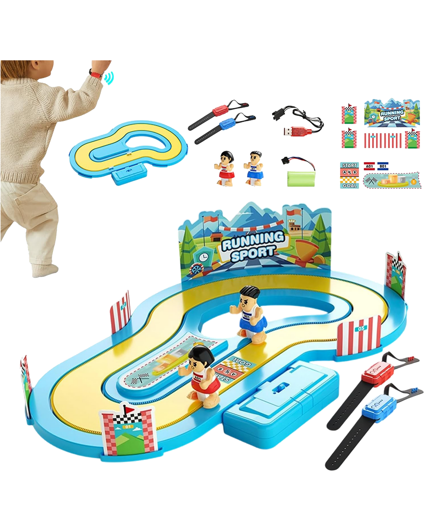 Motion-Controlled Running Track