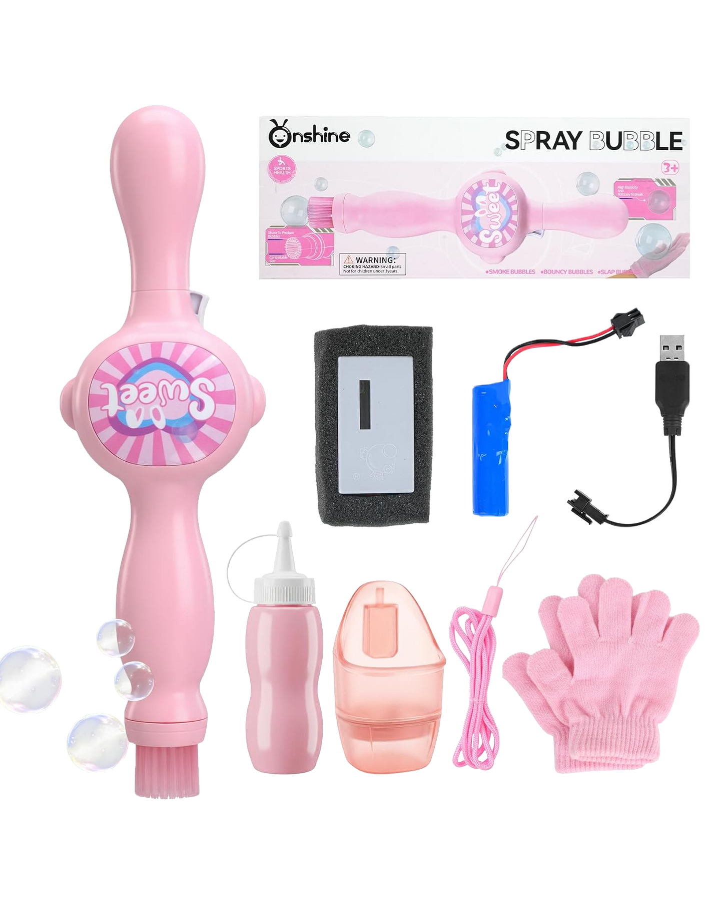 Magic Smoke Bubble Wand Set