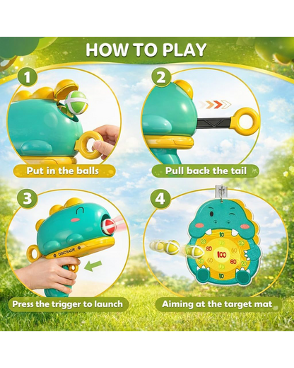 Dinosaur Target Shooting Game