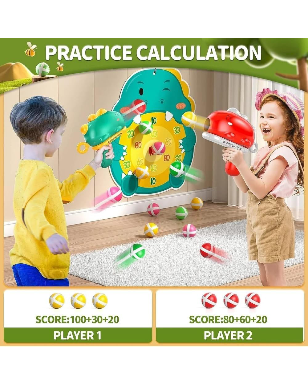 Dinosaur Target Shooting Game