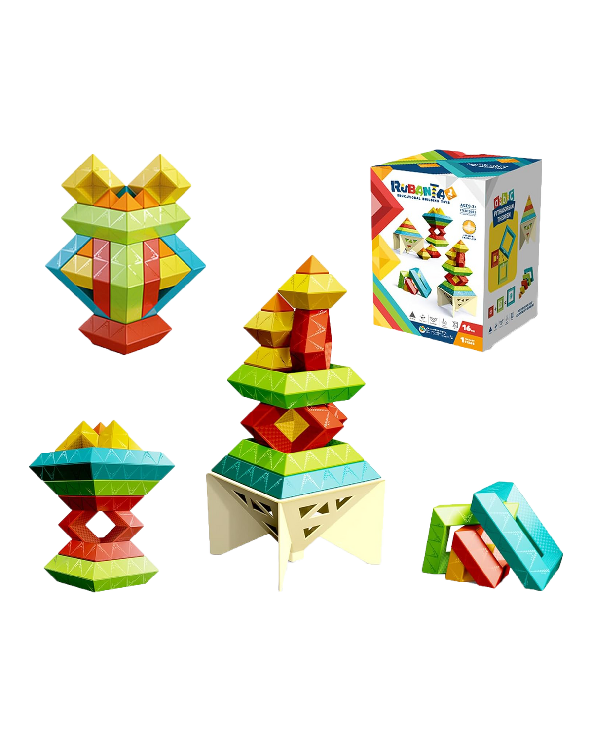 Pyramid Block L Pyramid Building Blocks – Luovy