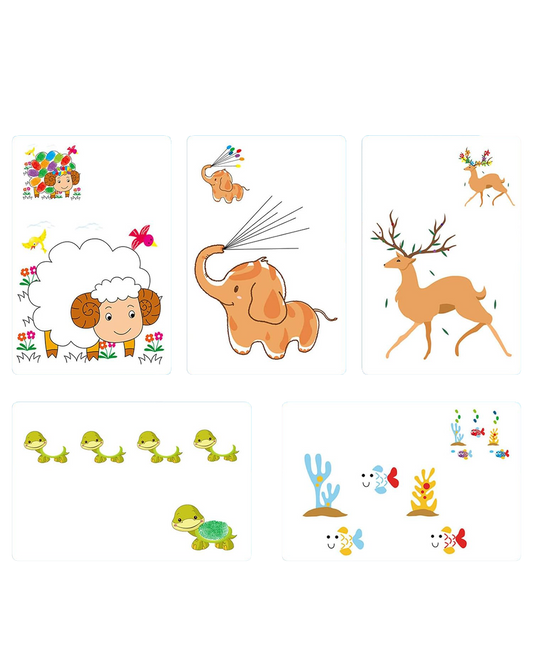 DIY Finger Painting Art Studio