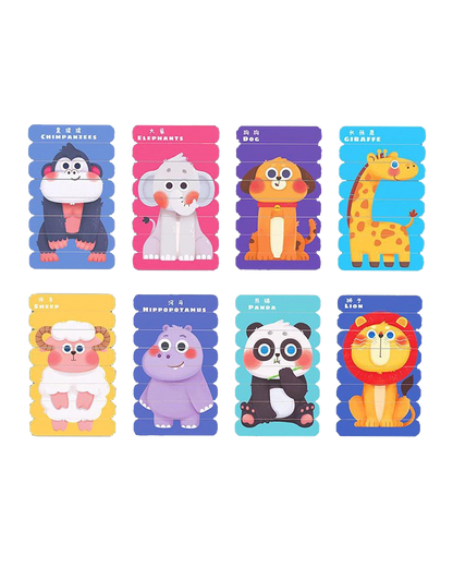 Wooden Strip Animals Puzzle