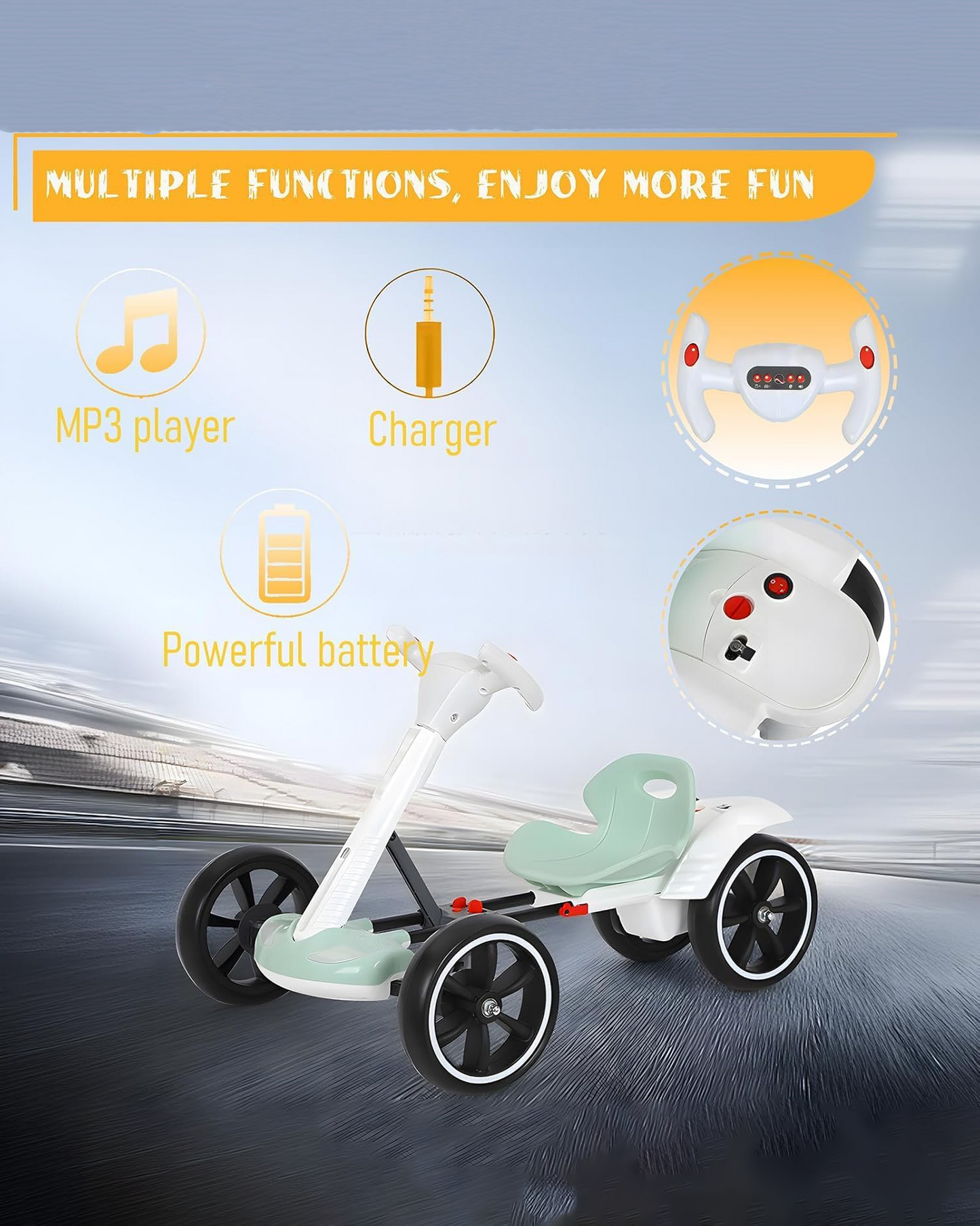 Premium Foldable Electric Go-Kart