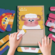 Wooden Strip Animals Puzzle