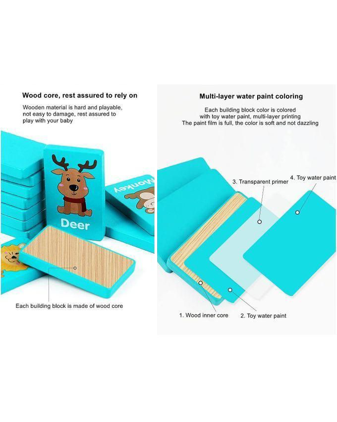 Wooden Matching Dominoes