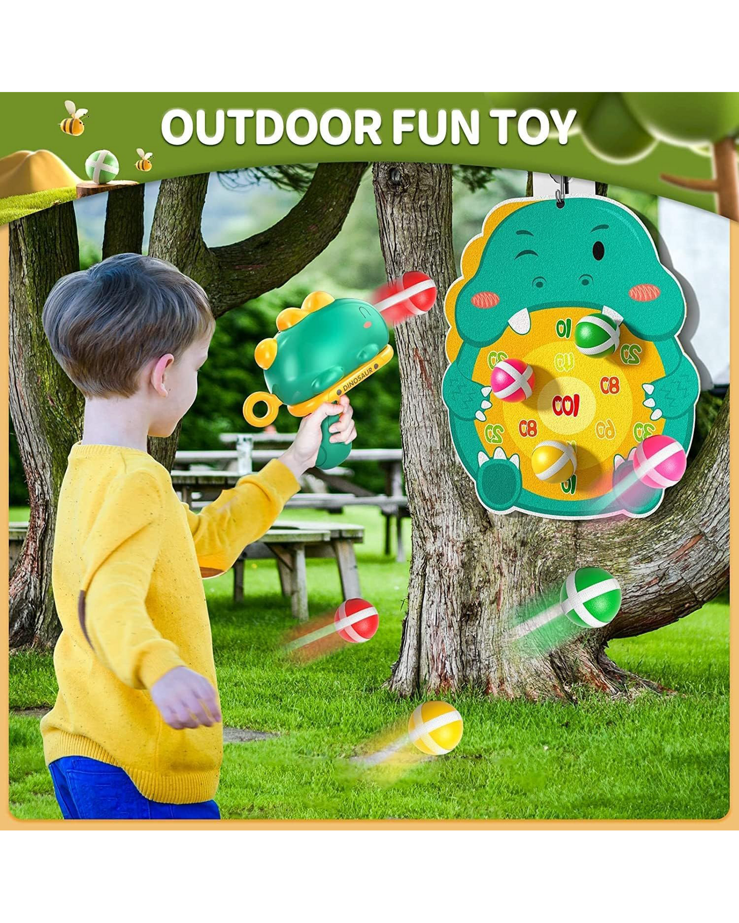 Dinosaur Target Shooting Game