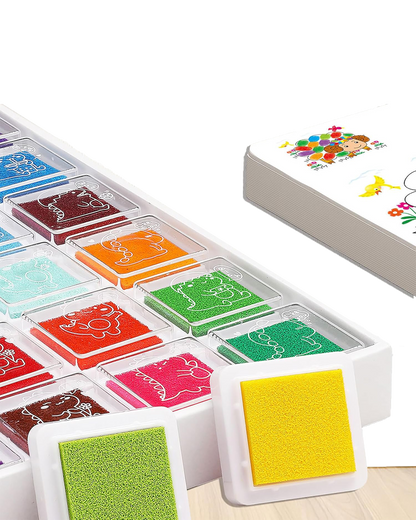 DIY Finger Painting Art Studio