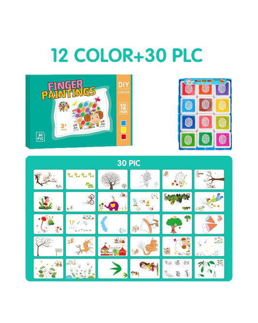 DIY Finger Painting Art Studio