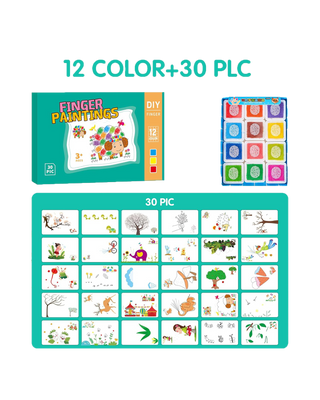 DIY Finger Painting Art Studio