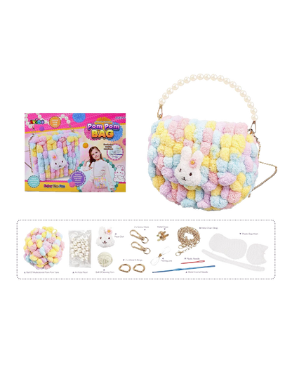 DIY Pom Pom Bag Kit - Little Fashion Designer Set