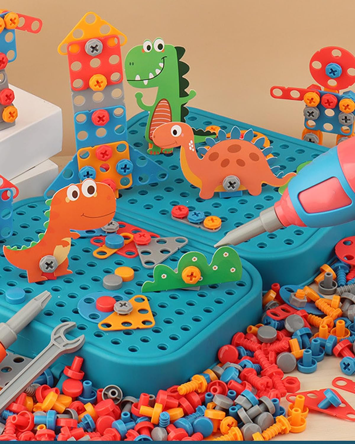Self Spell Dinosaur Drill Box