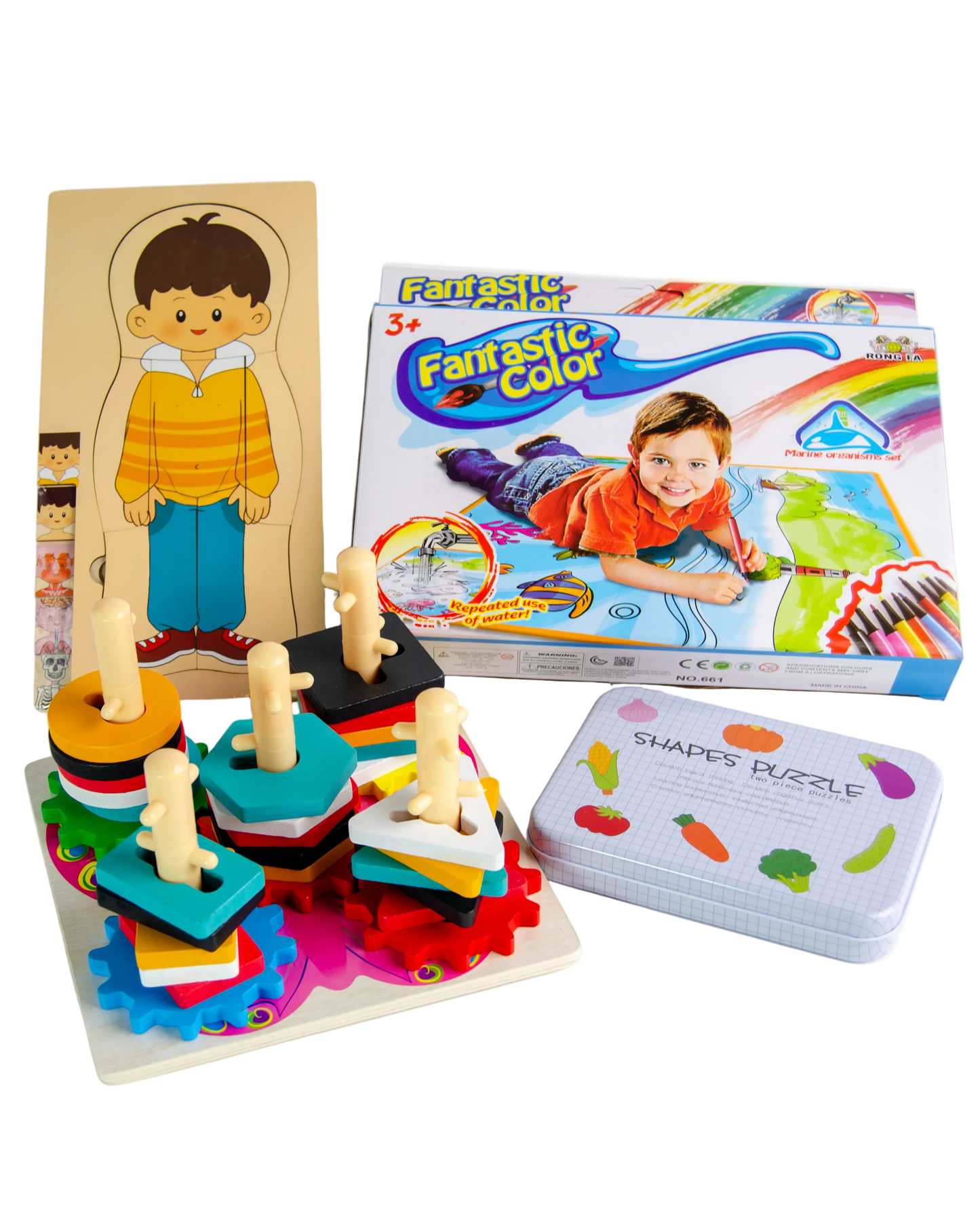 The "Little Genius" STEM & Art Preschool Bundle (4-in-1)