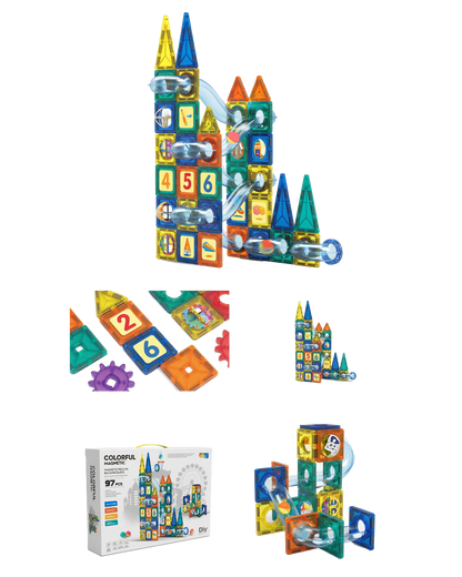 Magnetic Building Set 97 Pcs