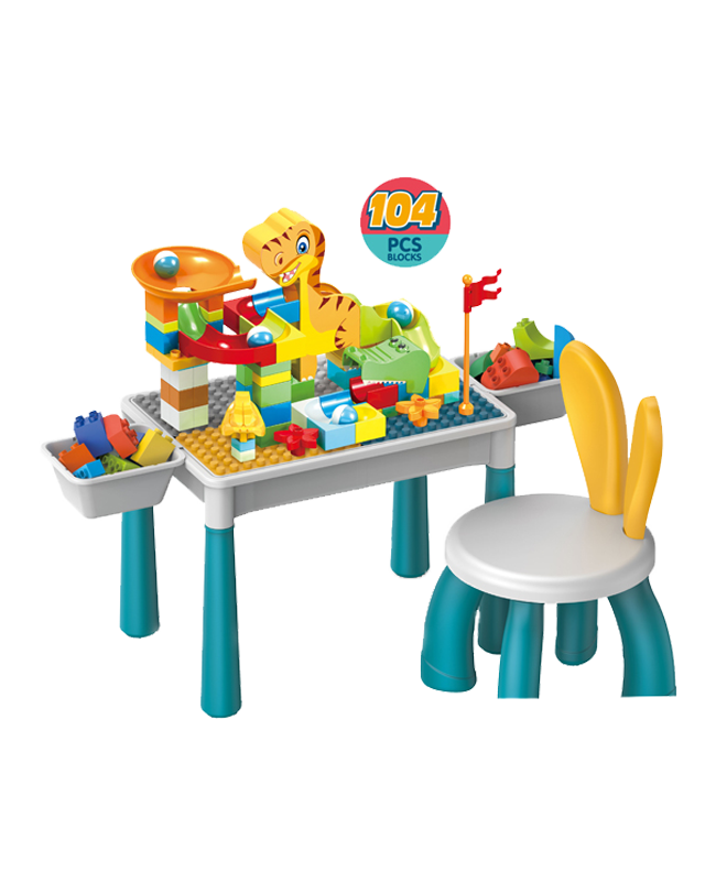6-in-1 Building Blocks Table Set