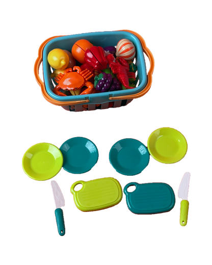 Little Chef's Cutting & Shopping Basket
