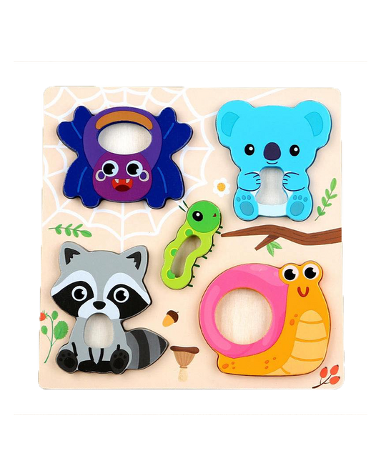 Chunky Wooden Animal Puzzle