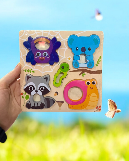 Chunky Wooden Animal Puzzle