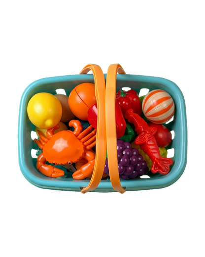 Little Chef's Cutting & Shopping Basket