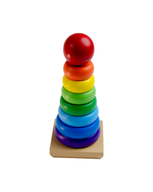 Wooden Rainbow Tower